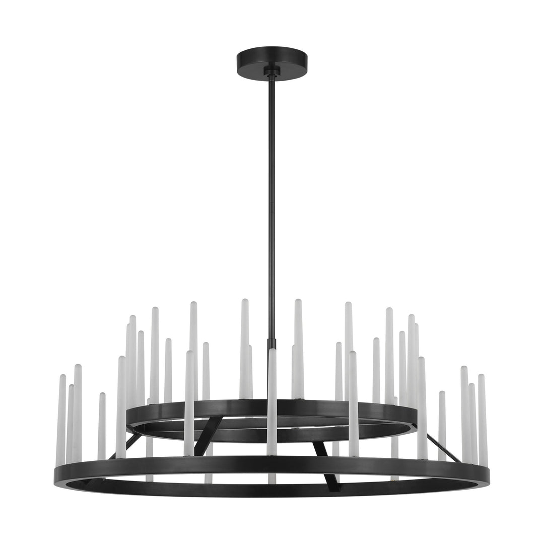 Sagrada LED Chandelier in Bronze Visual Comfort Modern