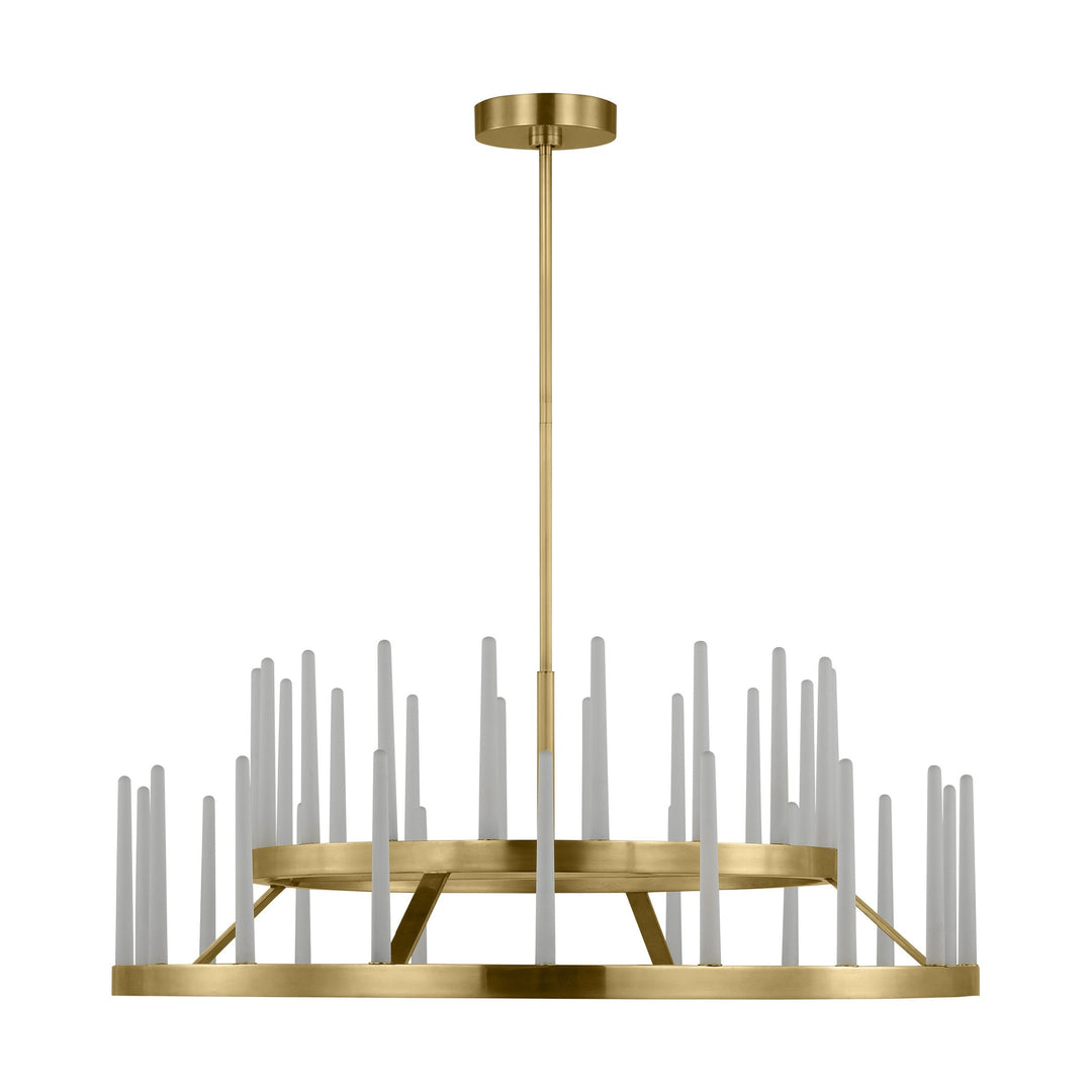 Sagrada LED Chandelier in Hand-Rubbed Antique Brass Visual Comfort Modern