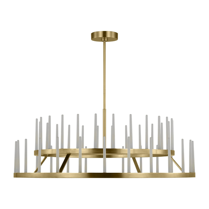Sagrada LED Chandelier in Hand-Rubbed Antique Brass Visual Comfort Modern