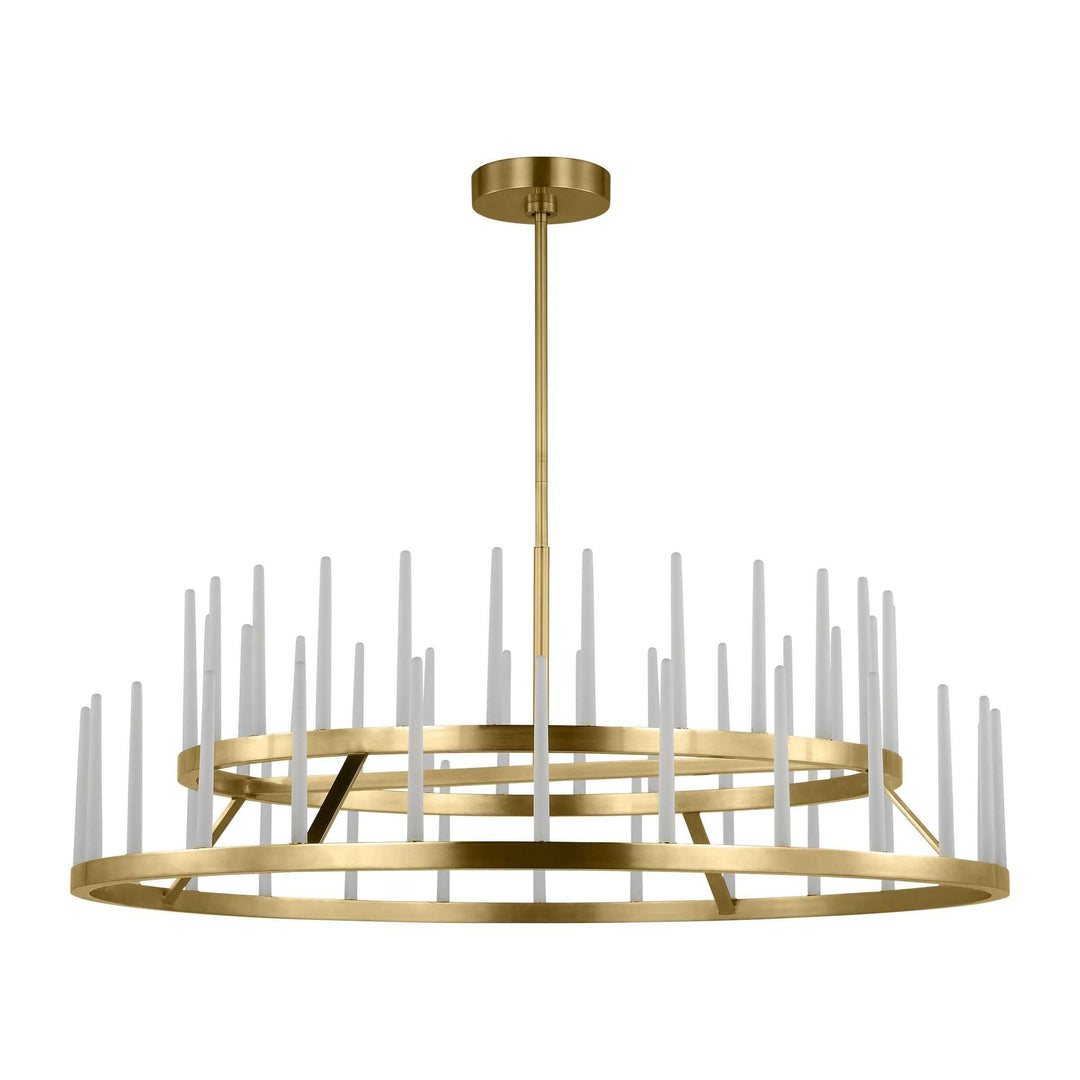Sagrada LED Chandelier in Hand-Rubbed Antique Brass Visual Comfort Modern