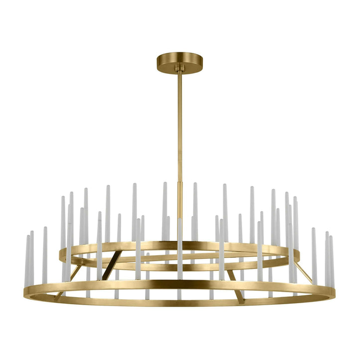 Sagrada LED Chandelier in Hand-Rubbed Antique Brass Visual Comfort Modern