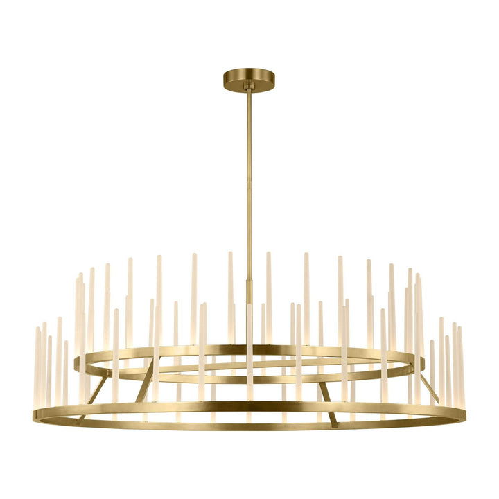 Sagrada LED Chandelier in Hand-Rubbed Antique Brass Visual Comfort Modern