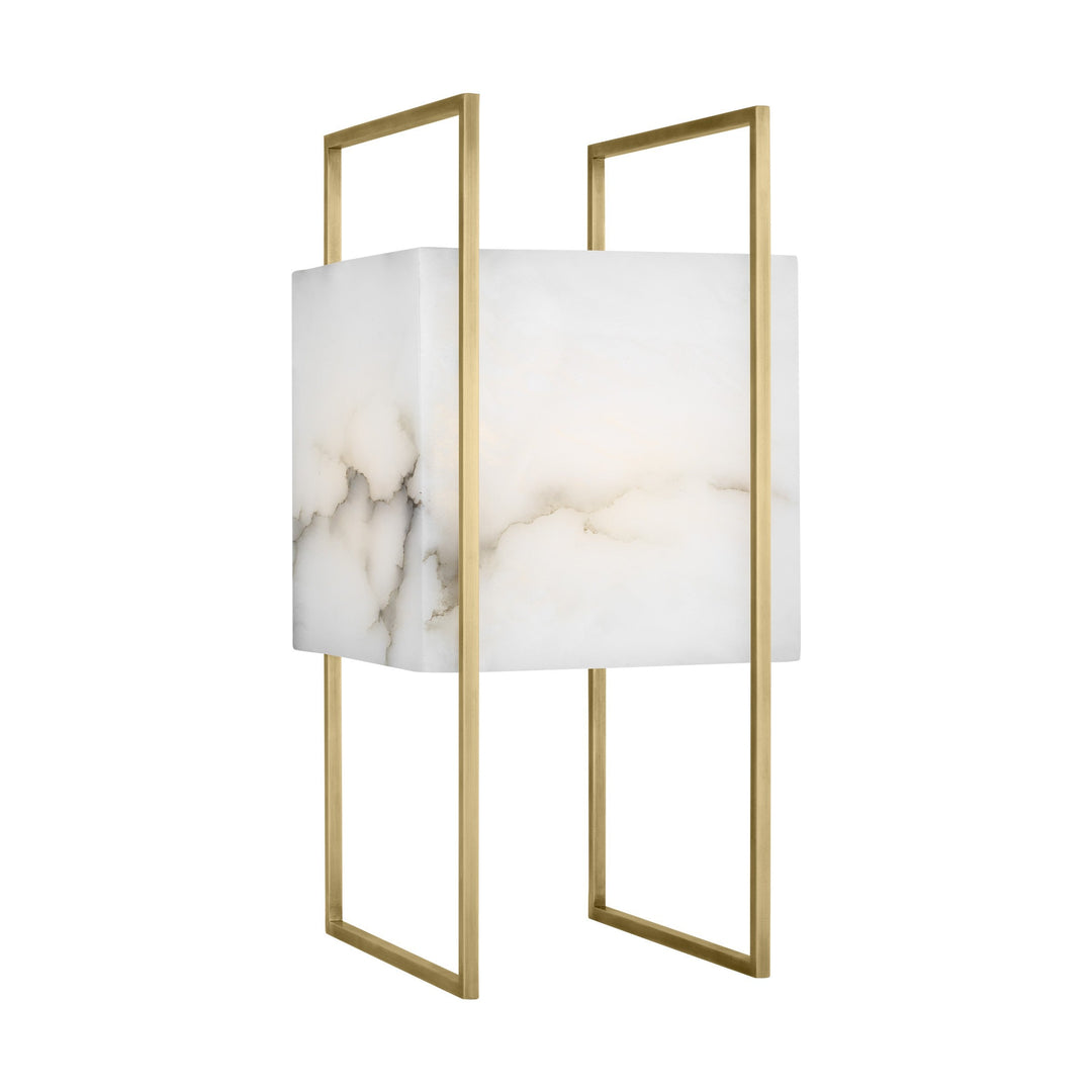 Aloft LED Table Lamp in Hand-Rubbed Antique Brass Visual Comfort Modern
