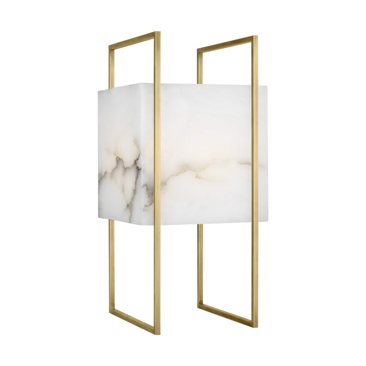Aloft LED Table Lamp in Hand-Rubbed Antique Brass Visual Comfort Modern