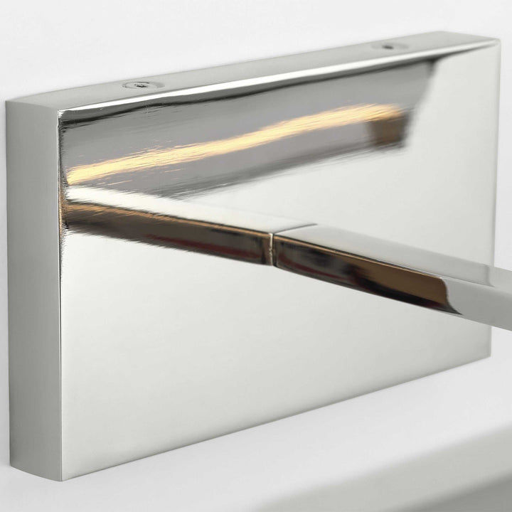 Trave LED Picture Light in Polished Nickel Visual Comfort Modern