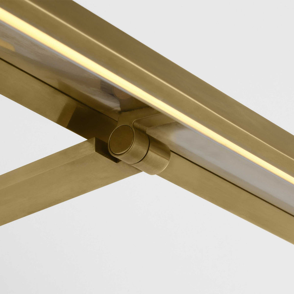 Trave LED Picture Light in Hand-Rubbed Antique Brass Visual Comfort Modern