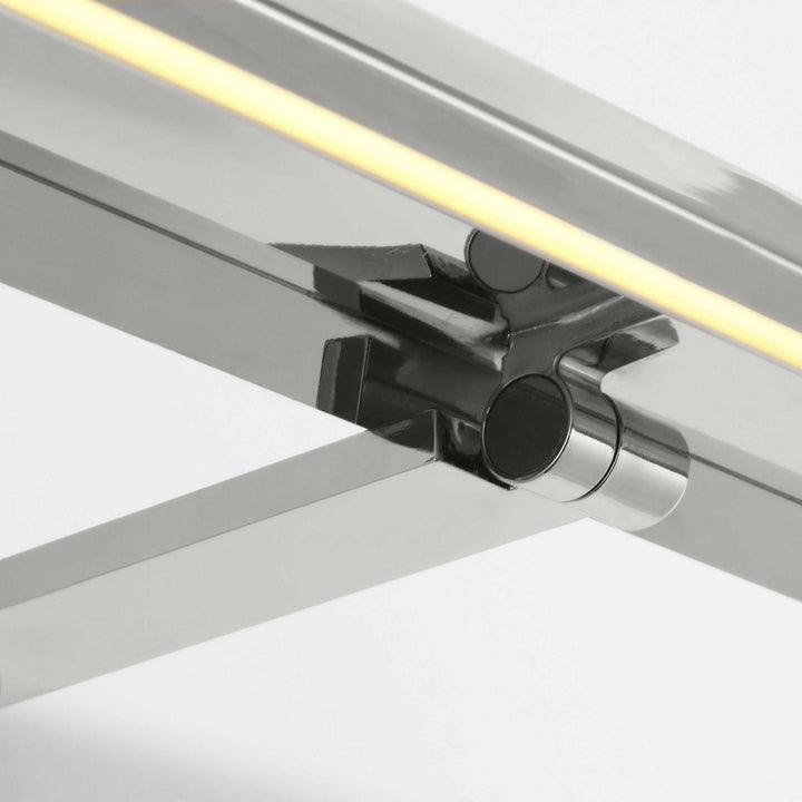 Trave LED Picture Light in Polished Nickel Visual Comfort Modern