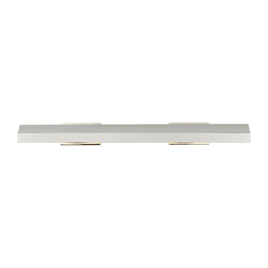 Trave LED Picture Light in Polished Nickel Visual Comfort Modern