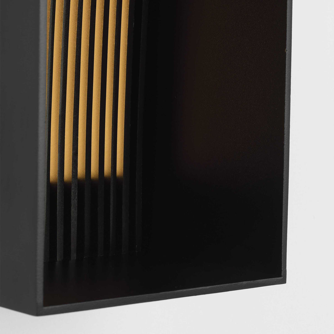 Strum LED Outdoor Wall Mount in Outdoor Black Visual Comfort Modern