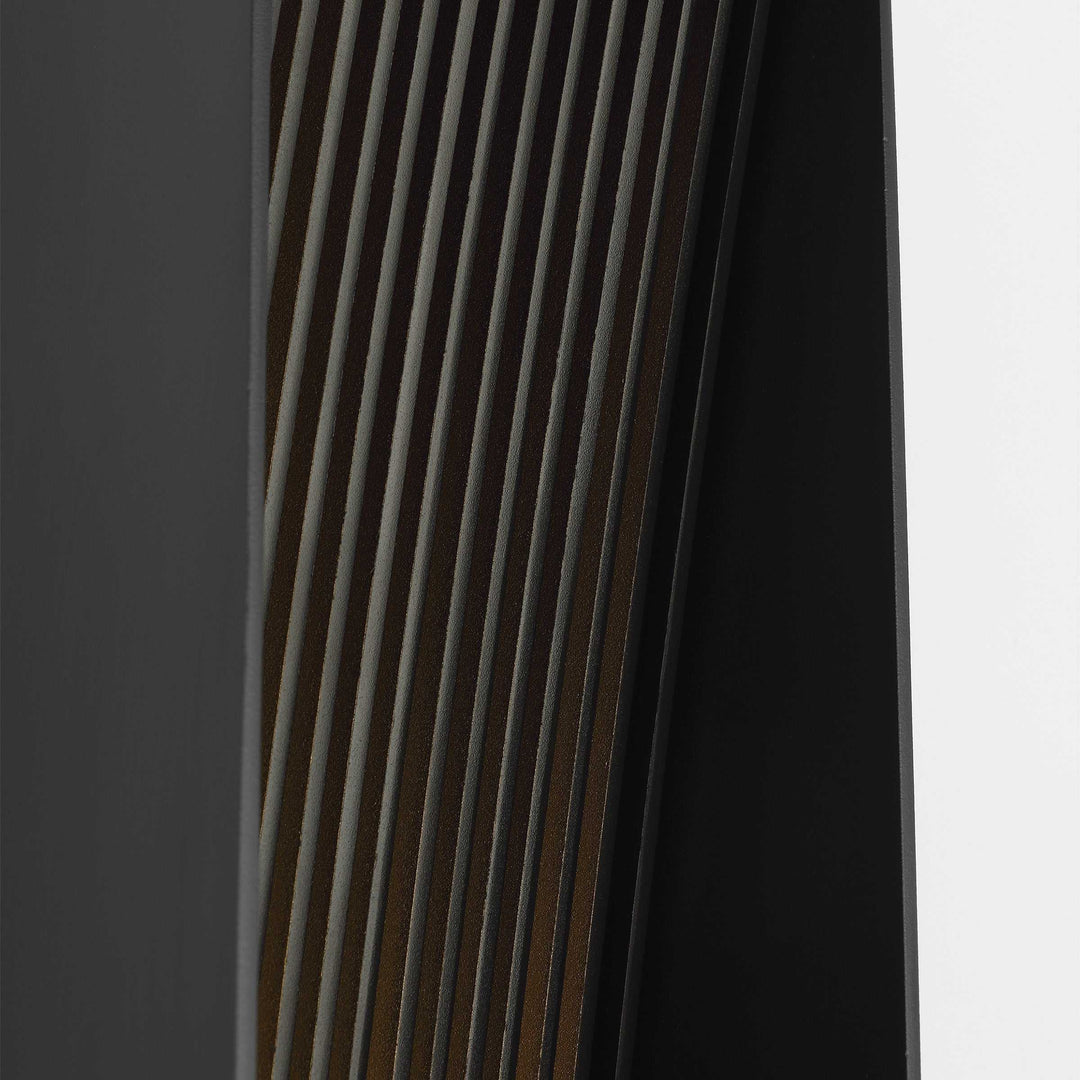 Strum LED Outdoor Wall Mount in Outdoor Black Visual Comfort Modern