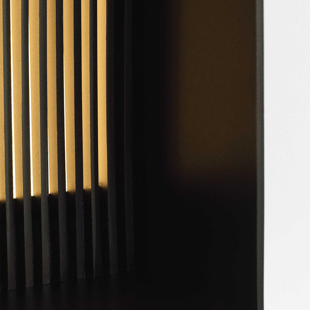 Strum LED Outdoor Wall Mount in Outdoor Black Visual Comfort Modern