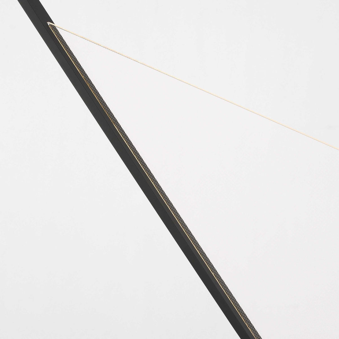 Mizu LED Chandelier in Nightshade Black Visual Comfort Modern