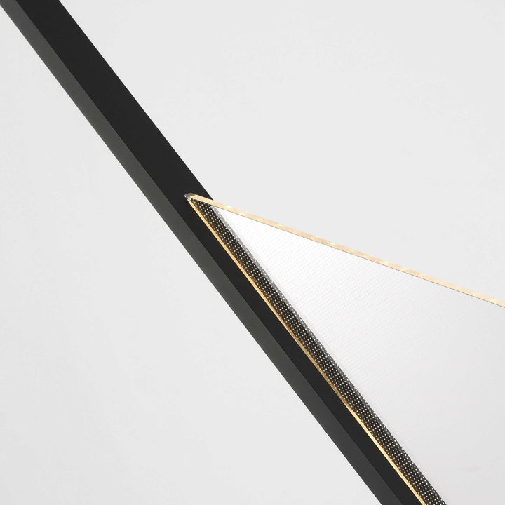 Mizu LED Chandelier in Nightshade Black Visual Comfort Modern