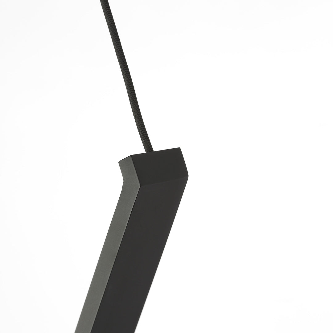 Mizu LED Chandelier in Nightshade Black Visual Comfort Modern