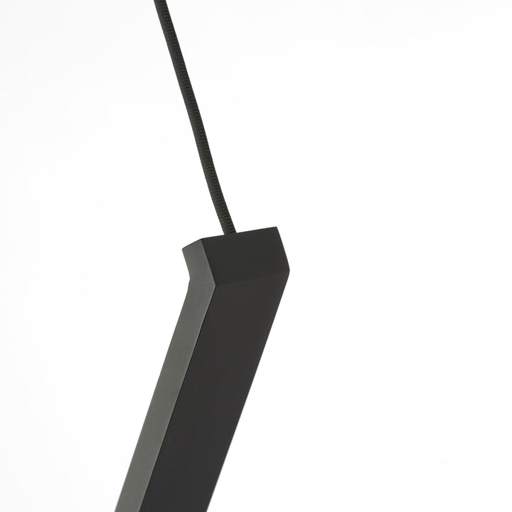 Mizu LED Chandelier in Nightshade Black Visual Comfort Modern