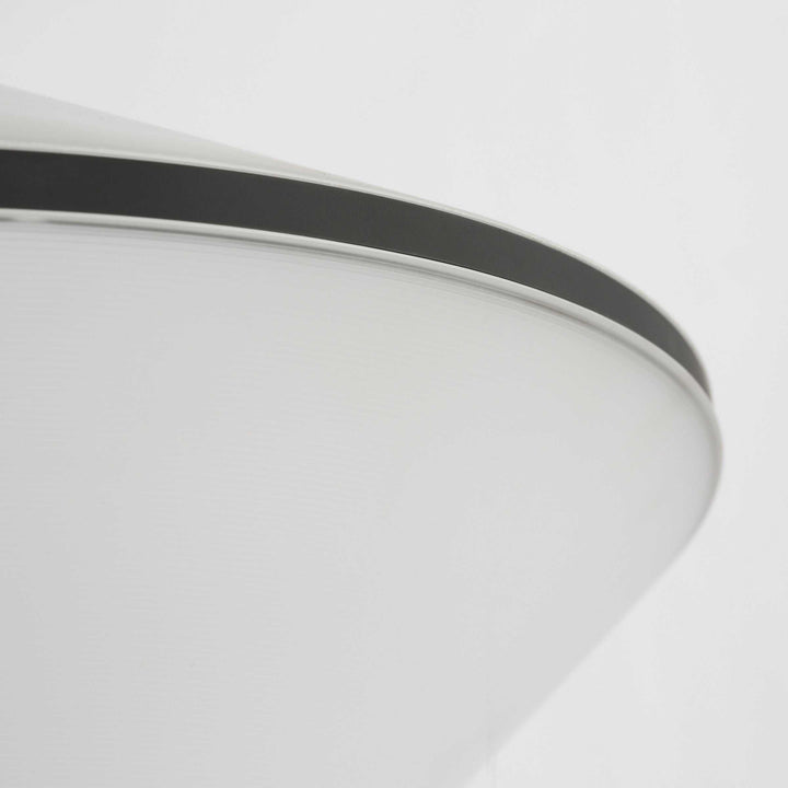 Bicono LED Pendant in Nightshade Black Visual Comfort Modern