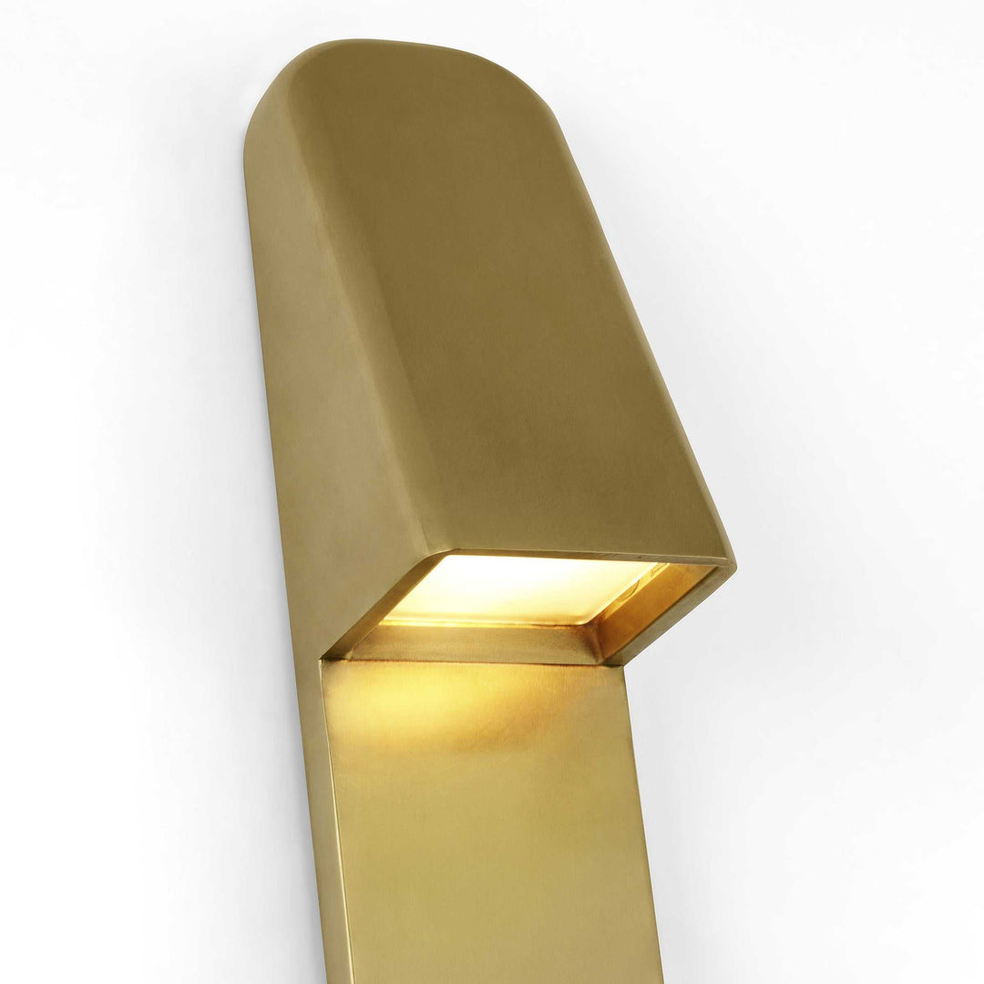 Froler LED Outdoor Wall Mount in Hand-Rubbed Antique Brass Visual Comfort Modern