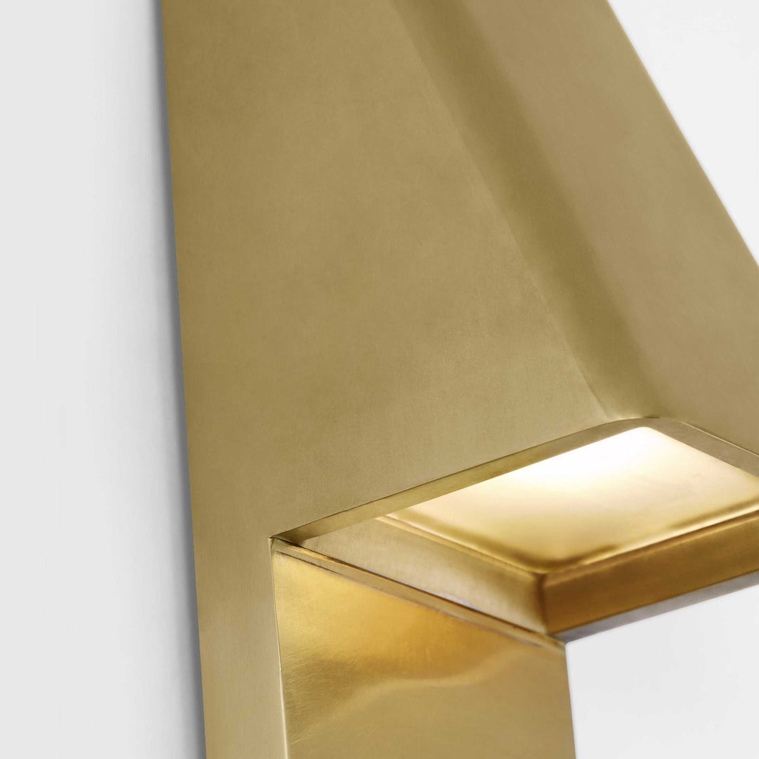 Froler LED Outdoor Wall Mount in Hand-Rubbed Antique Brass Visual Comfort Modern