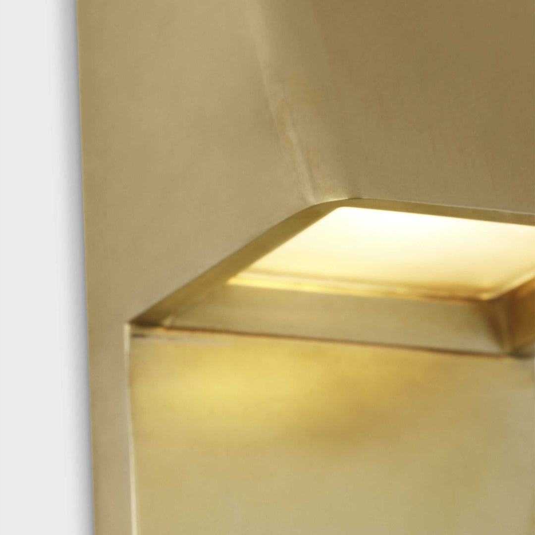 Froler LED Outdoor Wall Mount in Hand-Rubbed Antique Brass Visual Comfort Modern