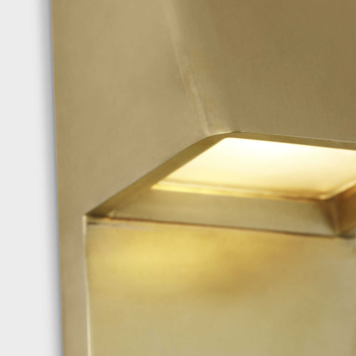 Froler LED Outdoor Wall Mount in Hand-Rubbed Antique Brass Visual Comfort Modern