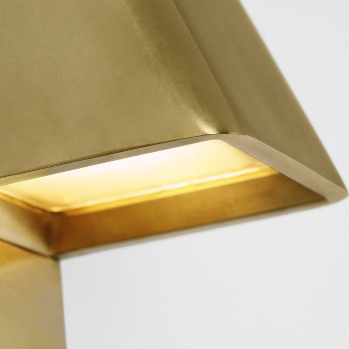 Froler LED Outdoor Wall Mount in Hand-Rubbed Antique Brass Visual Comfort Modern