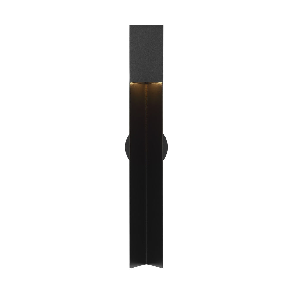 Christov LED Outdoor Wall Mount in Outdoor Black Visual Comfort Modern
