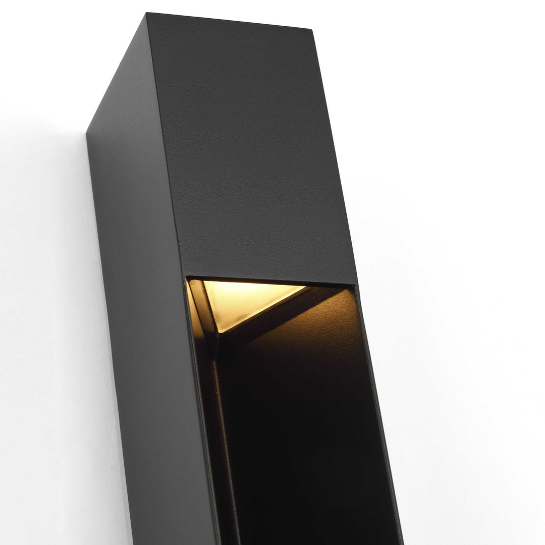 Christov LED Outdoor Wall Mount in Outdoor Black Visual Comfort Modern