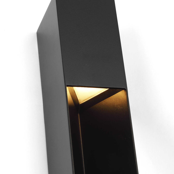 Christov LED Outdoor Wall Mount in Outdoor Black Visual Comfort Modern