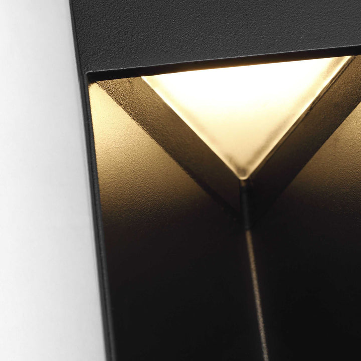 Christov LED Outdoor Wall Mount in Outdoor Black Visual Comfort Modern