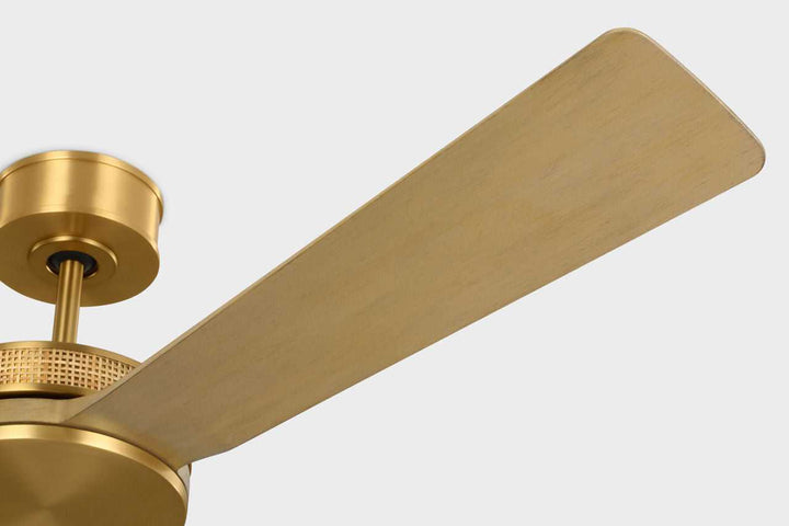Elara 56" Ceiling Fan in Burnished Brass Visual Comfort Fan Canada