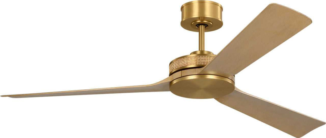 Elara 56" Ceiling Fan in Burnished Brass Visual Comfort Fan Canada