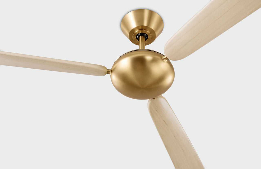 Pod 64" Ceiling Fan in Burnished Brass Visual Comfort Fan Canada