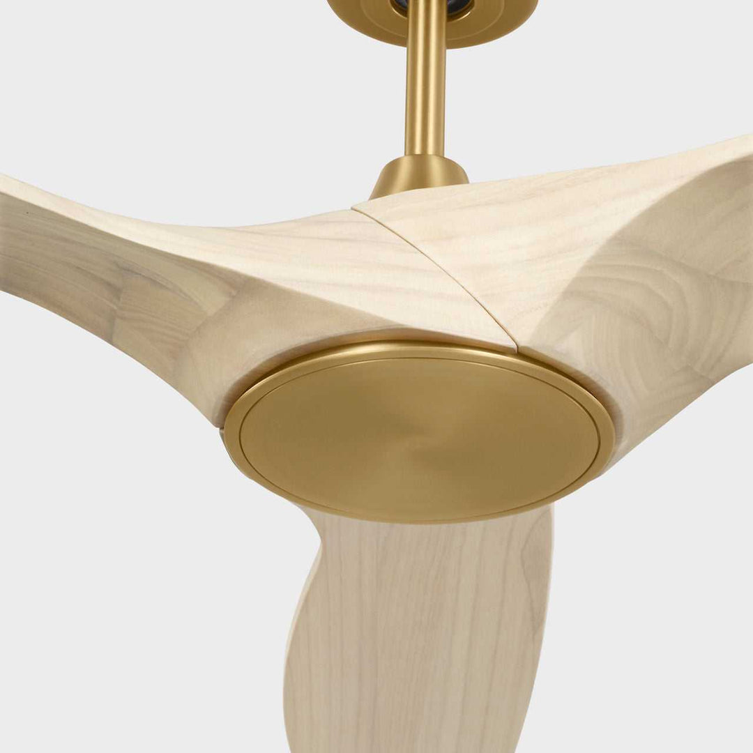 Visual Comfort Fan Canada - 3SLNSM52BBSWWOD - 52" Ceiling Fan - Selen - Burnished Brass