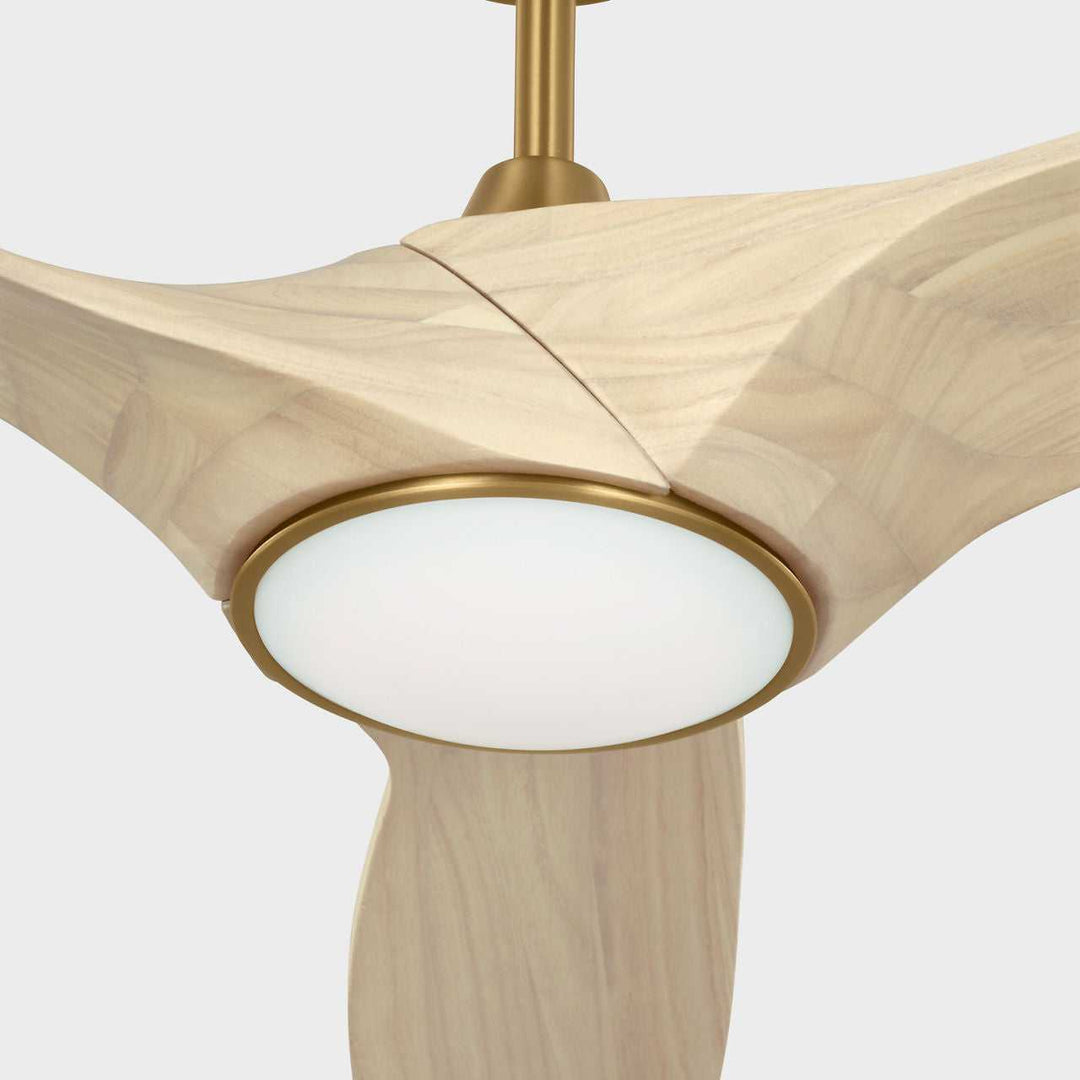 Visual Comfort Fan Canada - 3SLNSM60BBSWWOD - 60" Ceiling Fan - Selen - Burnished Brass