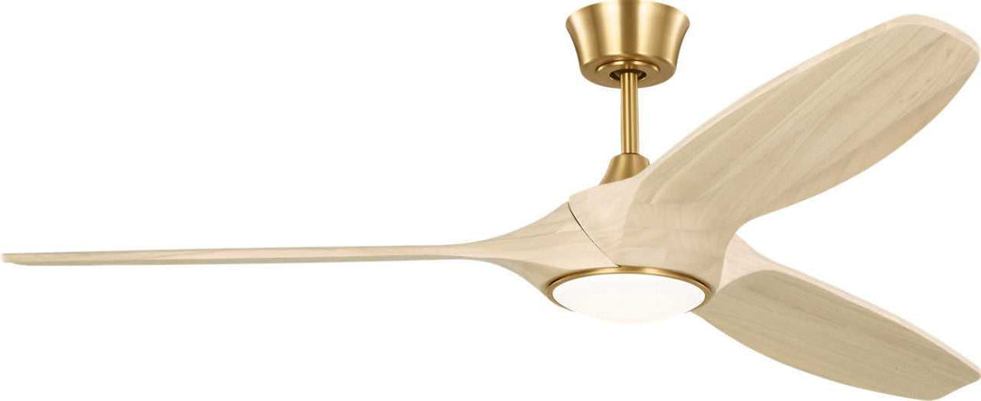 Visual Comfort Fan Canada - 3SLNSM60BBSWWOD - 60" Ceiling Fan - Selen - Burnished Brass