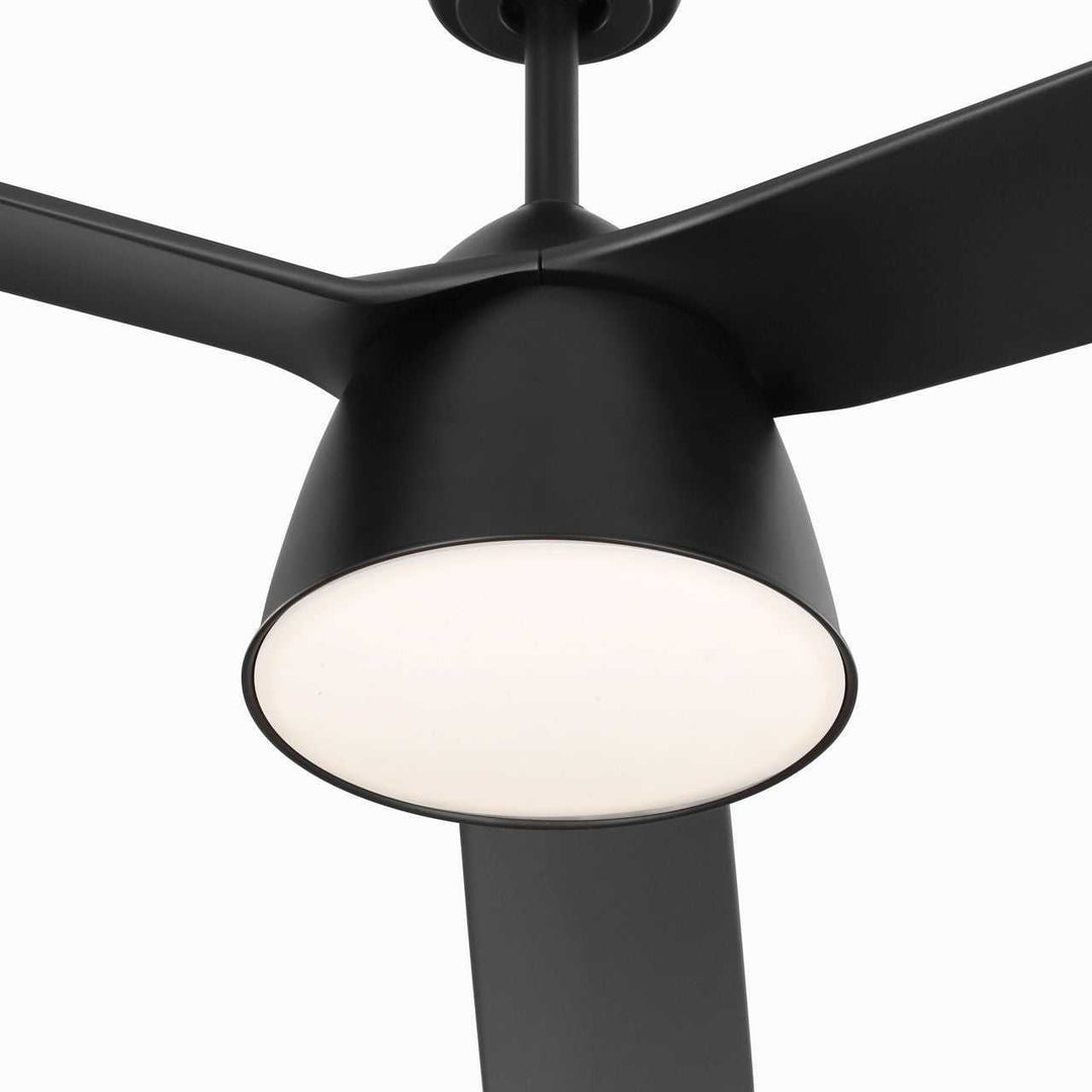 Studio 60" Ceiling Fan in Midnight Black Visual Comfort Fan Canada