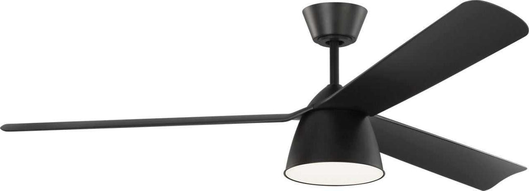 Studio 60" Ceiling Fan in Midnight Black Visual Comfort Fan Canada
