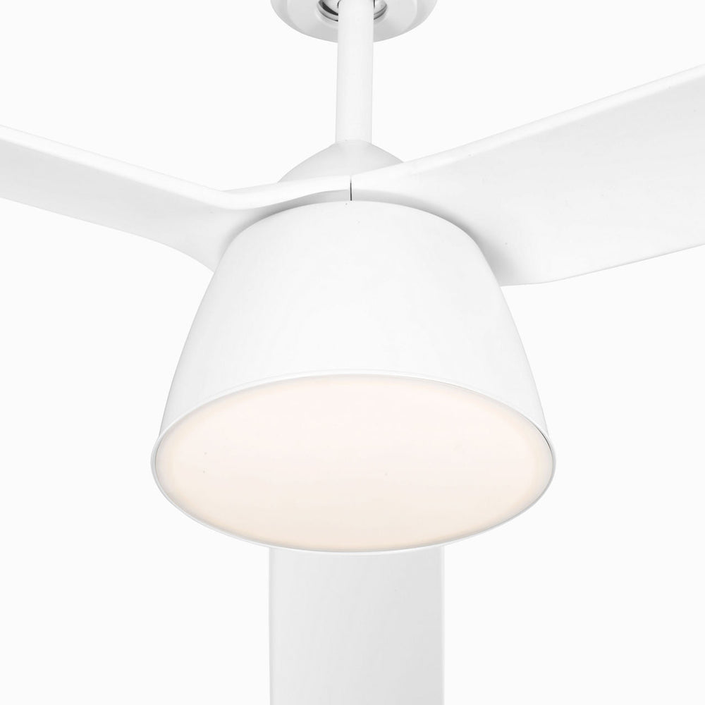 Studio 60" Ceiling Fan in Matte White Visual Comfort Fan Canada