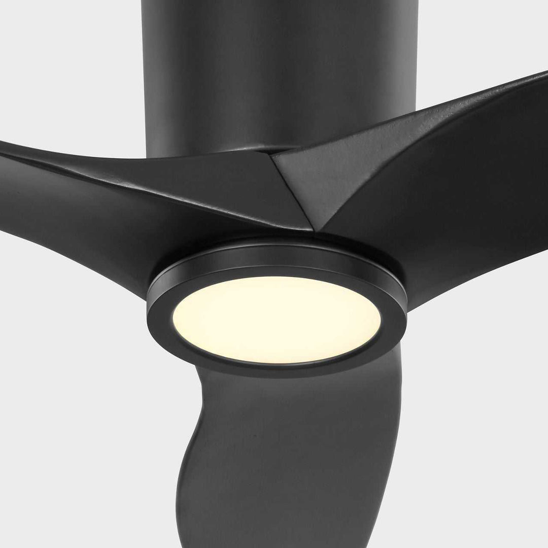 Seyra 44" Ceiling Fan in Midnight Black Visual Comfort Fan Canada