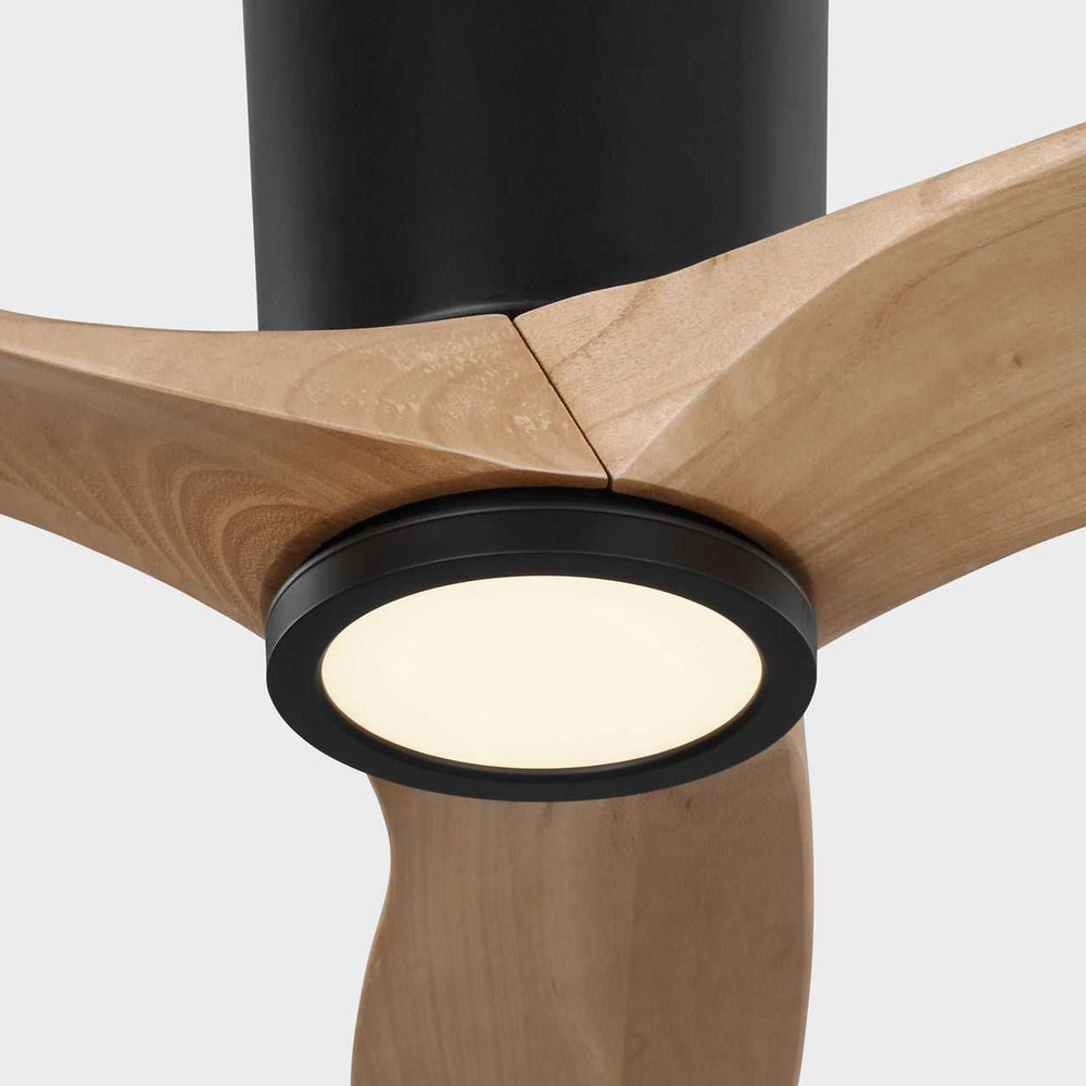 Seyra 52" Ceiling Fan in Midnight Black Visual Comfort Fan Canada