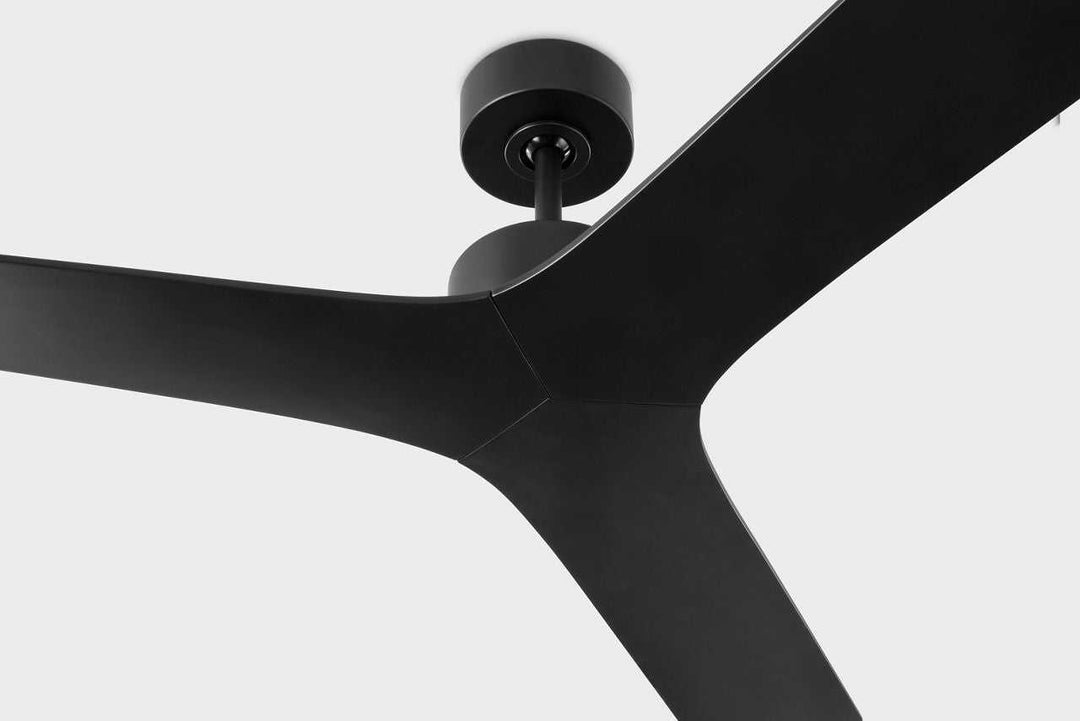 Visual Comfort Fan Canada - 3TPKSM57MBK - 57" Ceiling Fan - Tri Plank - Midnight Black