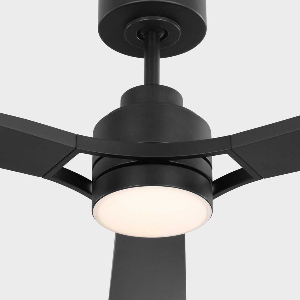 Trillium 60" Ceiling Fan in Midnight Black Visual Comfort Fan Canada