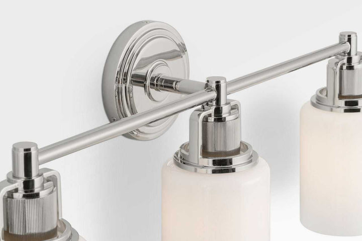 Visual Comfort Studio Canada - CV1113PN - Three Light Bath - Ashford - Polished Nickel | Polished Nickel