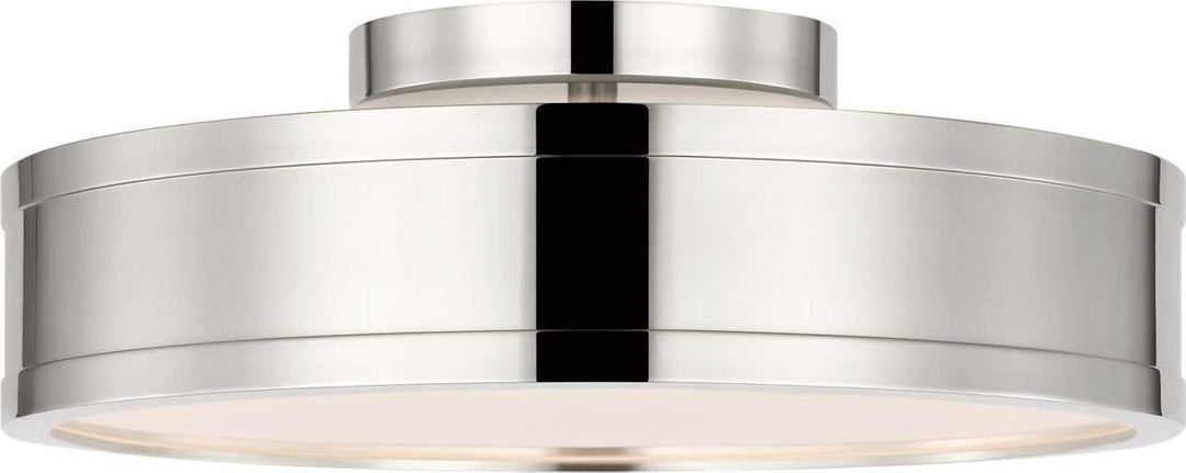 Visual Comfort Studio Canada - PCF1051PN - LED Semi Flush Mount - Dupont - Polished Nickel/Polished Nickel