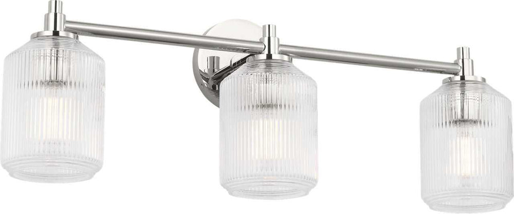 Visual Comfort Studio Canada - CV1093PN - Three Light Bath - Barstow - Polished Nickel | Polished Nickel