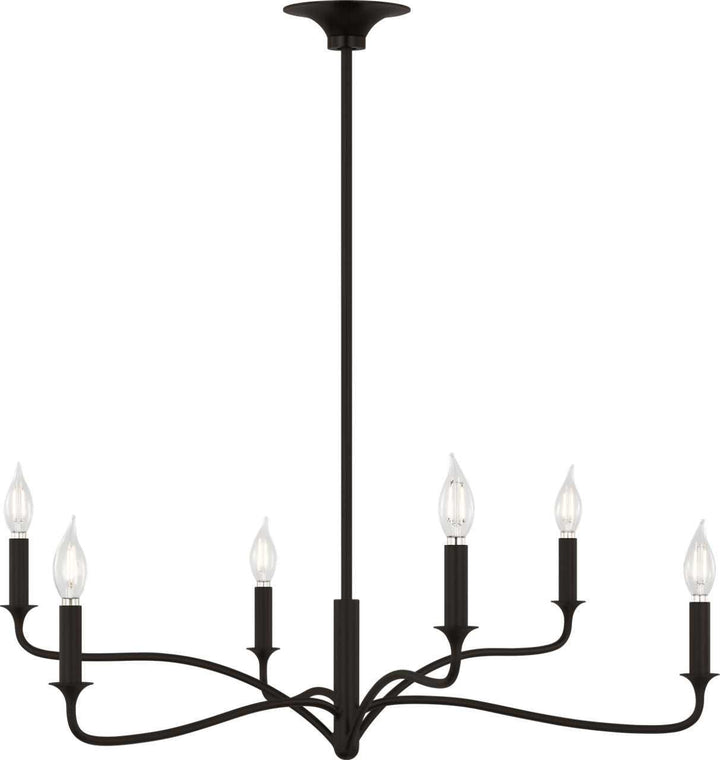Visual Comfort Studio Canada - AC1226AI - Six Light Chandelier - Chatsworth - Aged Iroged Iron