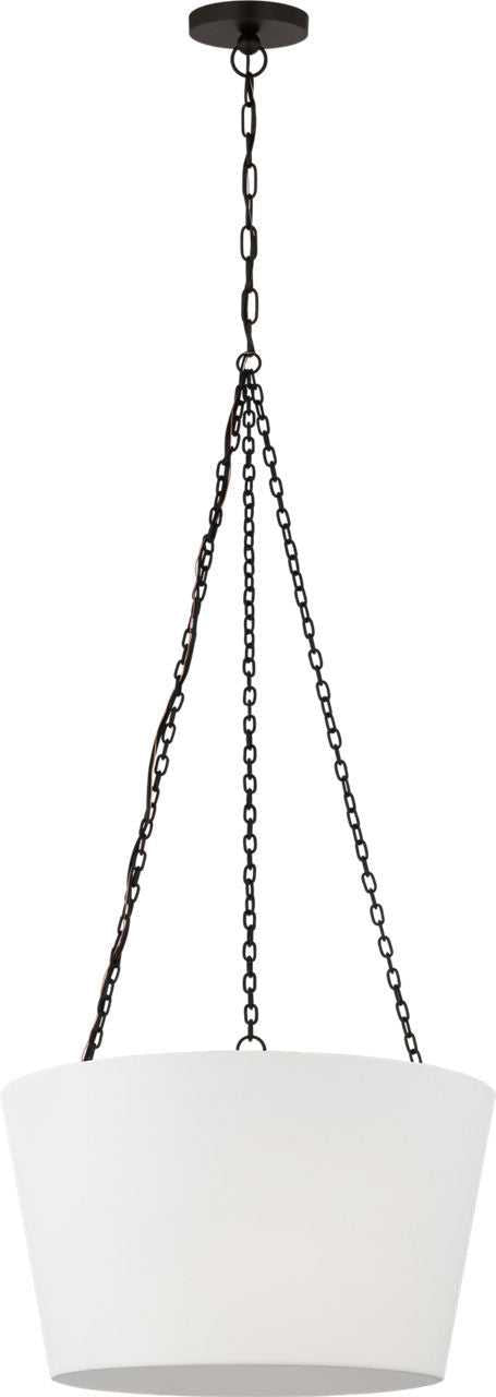 Visual Comfort Studio Canada - PCP1033AI - Three Light Hanging Shade - Herve - Aged Iron | Aged Iron