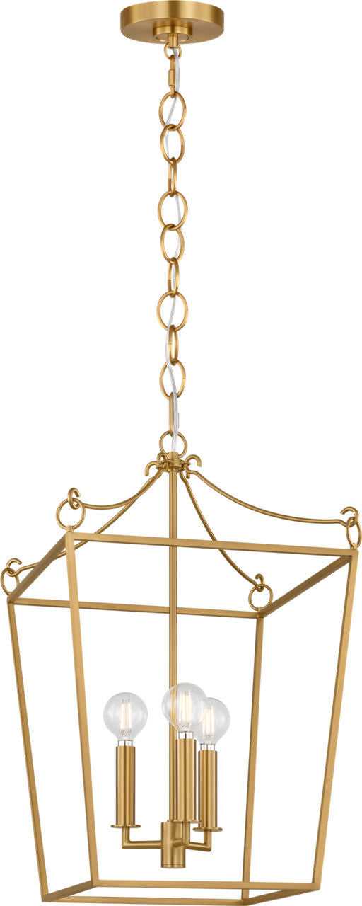 Visual Comfort Studio Canada - KSC1183BBS - Three Light Lantern - Carlyle - Burnished Brass | Burnished Brass