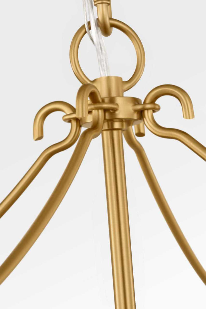 Visual Comfort Studio Canada - KSC1183MBK - Three Light Lantern - Carlyle - Midnight Black | Burnished Brass