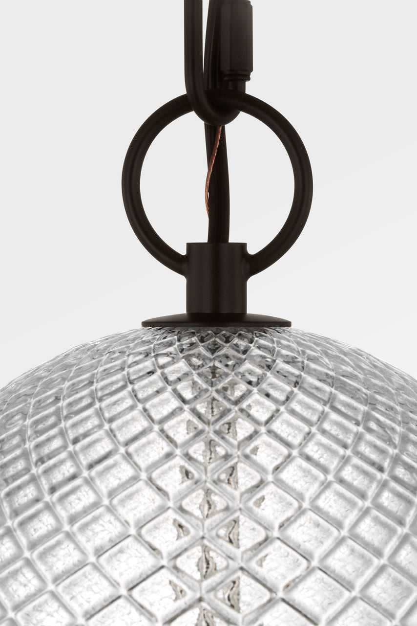 Visual Comfort Studio Canada - AP1291AI - One Light Pendant - Lucinda - Aged Iroged Iron